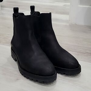 THURSDAY BOOT COMPANY SIZE 9 1/2 BLACK ANKLE SUEDE BOOT THE LEGEND $160 RETAIL